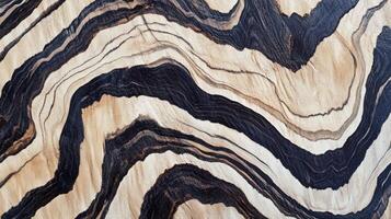 Abstract Wood Grain Pattern Showing Swirling Lines photo