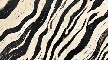 Abstract Black And White Swirling Wood Grain Pattern photo