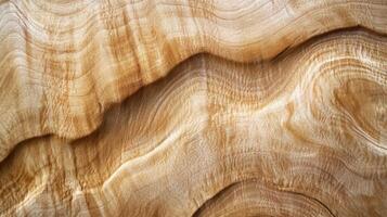 Abstract Wood Grain Texture Showing Undulating Patterns photo