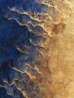Shoreline patterns create stunning natural artwork photo