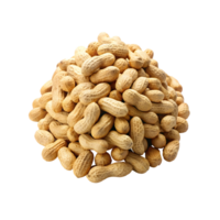 Pile of Raw Peanuts with Shells png
