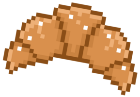 Croissant Pixel art png
