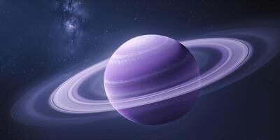 An image of saturn in space photo