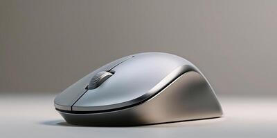 Stylish Wireless Mouse with Smooth Edges and Lighting photo