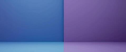 Blue and purple background with a line in the middle. photo