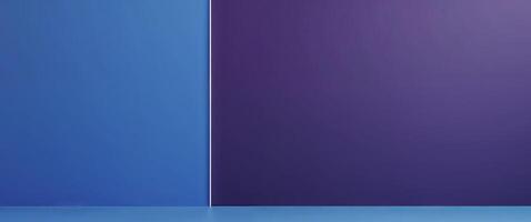 Blue and purple background with a line in the middle photo