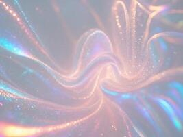 A colorful swirl of light and color photo