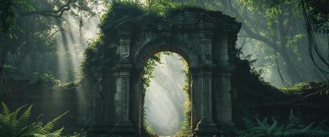 The gate to the forest photo