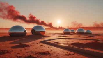 Mars colony design by alexander klein photo