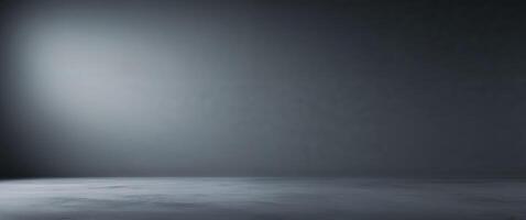 Empty dark grey room with Luxury grey gradient background for display your product. photo