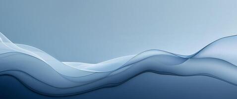 Soft Blue Gradient Background with Fluid Layers photo