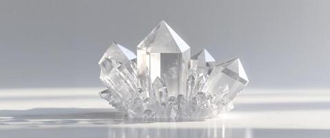 Crystal Texture Faceted Scene with Texture with Glow photo