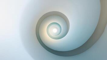 Abstract soft gradient spiral design for contemporary home decor. photo