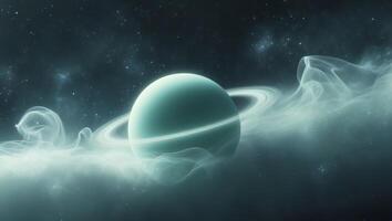 An image of a planet in space photo