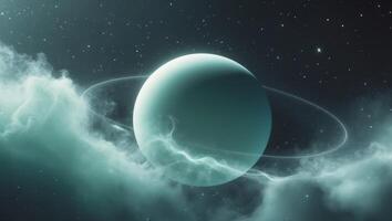 An image of a planet in space photo