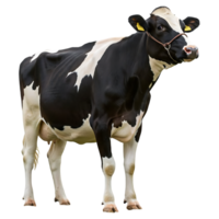 lechería vaca soportes alto en contra transparente antecedentes aislado imagen png