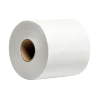 White Roll of Paper Towel on Isolated Background png