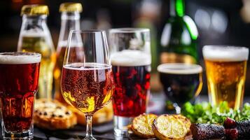A Diverse Selection of Beers and Ales, Ready to Enjoy photo