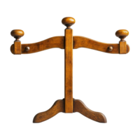 Crafting wooden display stand workshop product photography png