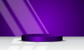 3D podium background. Minimal blank mockup abstract product display presentation, Display stage. vector