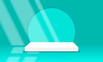 Stage Podium Scene, Decoration element background. vector