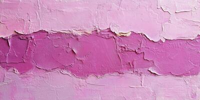 Abstract Pink Painting with Textured Brushstrokes and Color Palette for Art Design photo