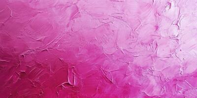 Abstract Pink Oil Painting Texture with Brushstrokes for Artistic Background Design photo