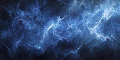 Abstract Blue Energy Flow Background with Plasma and Fractal Patterns photo