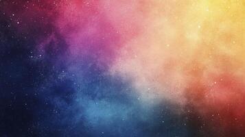 Abstract Nebula Galaxy Space Background with Colorful Stars and Cosmic Dust photo