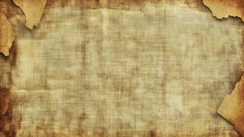 Vintage Fabric Background with Torn Paper Borders for Creative Projects photo