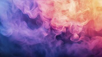 Colorful Smoke Gradient Background with Abstract Swirls and Soft Texture photo