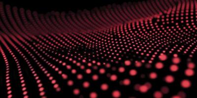Abstract Red Dotted Wave Background for Creative Digital Design Projects photo