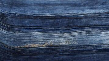 Textile Background of Blue Denim Texture with Horizontal Seam Lines photo
