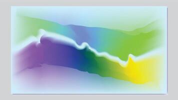 Colorful Gradient Mesh Abstract Design vector
