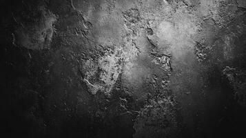 Dark Stone Texture Background with Rough Surface and Dramatic Lighting photo