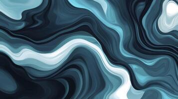 Abstract Swirl Pattern in Shades of Blue and White Background photo