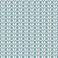 Oriental seamless pattern. Navy blue geometric background in kazakh, turkish, arabic style for textile, linen, scarf, shirt. Traditional backdrop with scrolls for web, invitation. vector