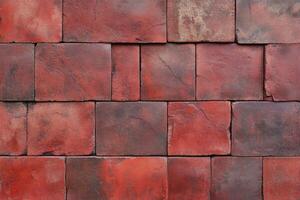 Red Brick Wall Texture with Patterned Surface for Home and Building Design photo