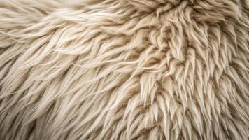 A close up of a sheep's fur photo