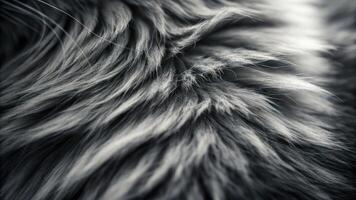 A close up of a cat's fur photo
