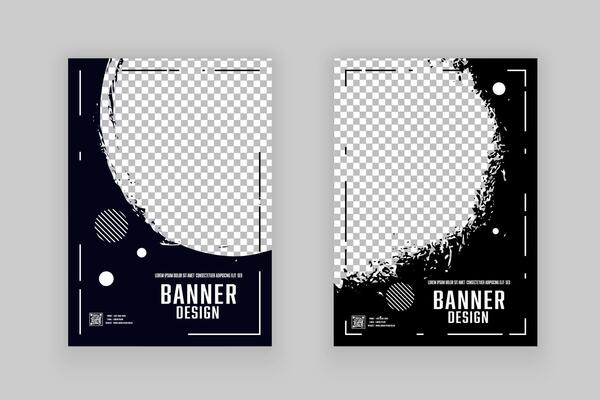Template grunge texture with overlay. Abstract frame grunge shape clipping mask.