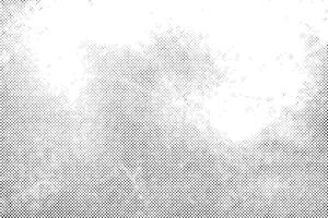 Grunge halftone texture black and white background vector