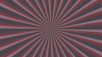 A red and purple background with a sunburst pattern video