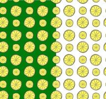 lemon slices seamless pattern on transparent background. Graphic line ink illustration. art for food design, recipe, cook book, packages, menu, food ads and decor vector