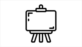 Presentation Board Icon. vector