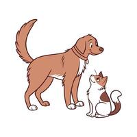 Nova Scotia Duck Tolling Retriever Illustration vector