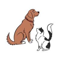Nova Scotia Duck Tolling Retriever Playful Pose vector