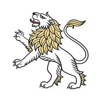 Charming Persian Lion vector