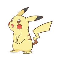Charming Pika on White vector
