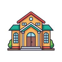 Elegant House Featuring Spacious Entryway vector